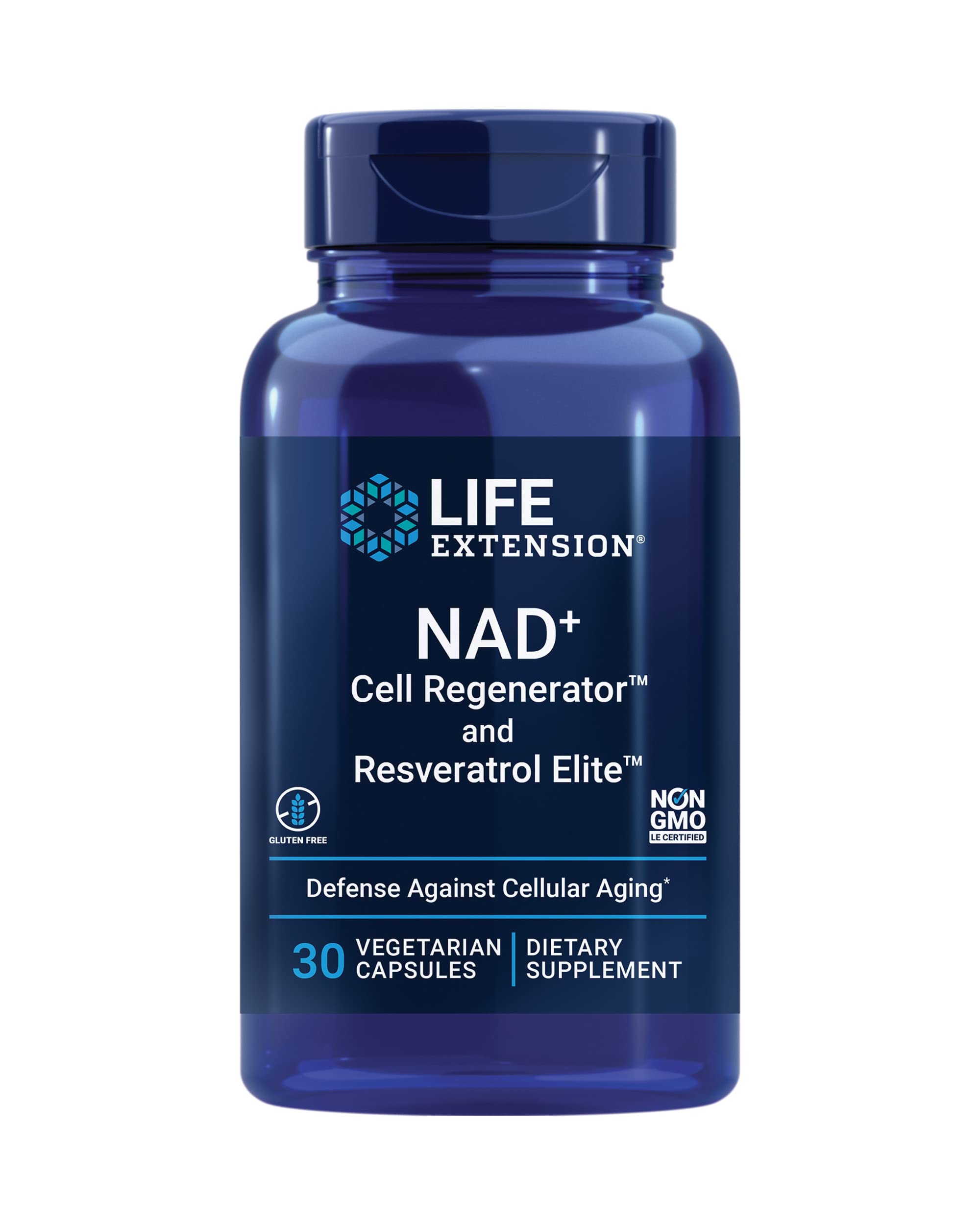 Life Extension NAD+ & Resveratrol Longevity Booster 30 Caps